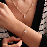 45+3 Cm Altın Ataç Baget Zincir