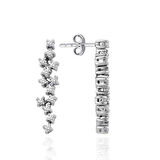 0.44 Karat Pırlanta Taşlı Küpe