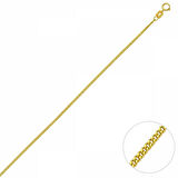 60 Cm Altın Oluklu Gurmet Zincir