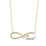 Sonsuz Annem Altın Kolye 14K Gold