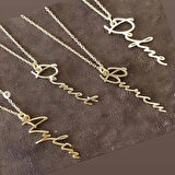 İsimli Altın Kolye14K