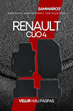 Renault Clio 4 2012-2019 Halı Paspas Velur Paspas Kumaş Paspas Oto Paspas
