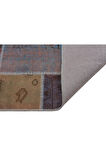 Klasik Modern Patchwork Eskitme Halı 120 X 180 Cm 5810