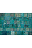 Özel Patchwork El Dokuma Eskitme Halı 160 X 230 Cm 5855