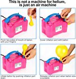 Elektrikli Balon Pompası Çift Uçlu Çift Çıkışlı Balon Makinası