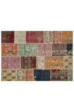 Özel Patchwork Eskitme El Dokuma Halı