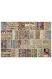 Zengin Desenleri Ile Ihtişamlı Patchwork Halı 160x230 Cm - 6304