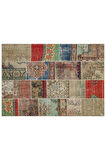 Birebir Özgünlüğü Ile Dikkat Çeken Patchwork Halı 160x230 Cm - 6308