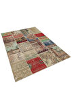 Birebir Özgünlüğü Ile Dikkat Çeken Patchwork Halı 160x230 Cm - 6308