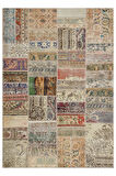 Sınırları Zorlayan El Yapımı Patchwork Halı 160x230 Cm - 6312