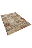 Estetik Ve Çekici Patchwork Halı 230x160 Cm 6357