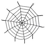 Partitoys Halloween Cadılar Bayramı Örümcek Ağ Dekor Siyah 1.5 Metre