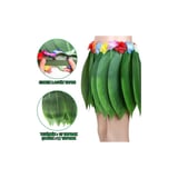 Partitoys Tropikal Esintili Hawaii Yapraklı Parti Eteği Çocuk Boy