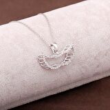 Melek Kanadı Tasarımlı Gümüş Kolye 2951