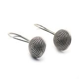 Tel Burma Telkari El Yapımı Gümüş Küpe 489