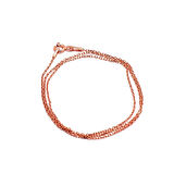 45 Cm Rose Gümüş Zincir 82