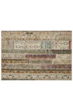 Klasik Modern Patchwork Eskitme Halı 160 x 230 cm 6007