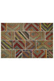Patchwork El Dokuma Eskitme Halı 160 X 230 Cm 6069
