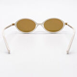 MIU MIU SMU 04Z 14240D OVAL WHITE GOLD