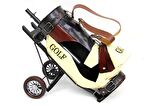 Dekoratif Metal Golf Arabası Golf Vintage Ev Ofis Dekoratif Hediyelik