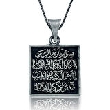 925 Ayar Gümüş Nazar Duası Kadın Gümüş Kolye