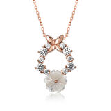 925 Ayar Gümüş Bahar Çiçeği Kadın Gümüş Kolye