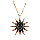 925 Ayar Gümüş Kutup Yıldızı Kadın Gümüş Kolye