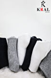 6 Çift Pamuklu Tenis Çorap Dikişsiz Soket Boy Unisex ASORTİ