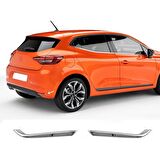 Clio 5 Reflektör Çıtası Krom 2 Parça 2019 ve Sonrası Paslanmaz Çelik