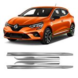 Clio 5 Yan Kapı Çıtası Krom 4 Parça 2019 ve Sonrası Paslanmaz Çelik