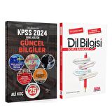 CBA Akademi 2024 KPSS Güncel Bilgiler ve AKM Dil Bilgisi Soru Bankası Seti 2 Kitap
