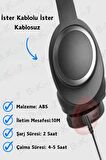 SN660 Bluetooth Kablosuz Kulak Üstü Kulaklık Mikrofonlu Oyuncu Kulaklıkları Android-İphone Uyumlu
