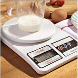 Mutfak Tartısı, Elektronik Hassas Mutfak Terazisi, Tartısı, Dijital Mutfak Tartısı, Mutfak Terazisi, 10 kg 1 gr Hassasiyet, Dara Özelliği