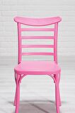 4 Adet Efes Pembe Sandalye / Balkon-Bahçe-Mutfak