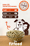 Freeze-Dried Kuru Çiğ Köpek Maması - %65 Tavuk - 300g