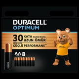 8'li Paket Alkalin AA Pil, 1,5V Ürün