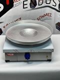 Paslanmaz Tantuni Ocağı 50*50 Cm Tepsi Dahil - Doğal Gazlı