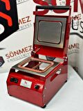 Sönmez Manuel Kase Kapatma 2 Gözlu Tabak Kapatma Makinesi Red