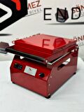 Sönmez Manuel 6Bölmeli Kahvaltı Tabağı Kapatma Makinesi Red