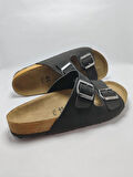 Mantar Taban Birkenstocks Arızona Leolı Nl Modeli Çift Tokalı Ortopedik Terlik