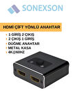 2 Port Çift Yönlü HDMI Switch Splitter Ekran Monitör Çoklayıcı Çoğaltıcı
