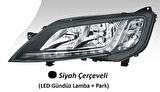 Far Motorlu Sol  Fıat Ducato Maxı /Peugeot Boxer / Cıtroen Jumper ( 2014› ) Led (Ballast Hariç)  Siyah Çerçeveli