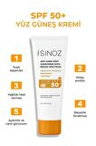 Sinoz Spf 50 Leke Karşıtı Yüksek Koruyucu Yüz Güneş Kremi 50 ml Normal Ve Kuru Ciltler Için
