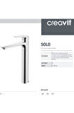 Solo Krom Uzun Lavabo Bataryası SO6500