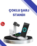 Masaüstü Düzenleyici 4’ü 1 Arada Kablosuz Şarj Aksesuarı