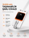10.000 mAh Bataryalı Dijital Göstergeli Taşınabilir Powerbank