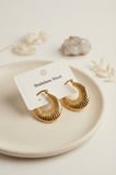 316L Çelik Gold Renk Halka Model Küpe 5886