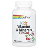 Solaray Children's Chewable Vitamin and Minerals Natural Black Cherry 120 Chewable Tablets