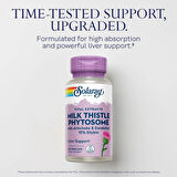 SOLARAY Milk Thistle Phytosome with Artichoke Dandelion and Ginger Liver 60 Caps