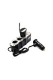 3 Port  1 Usb Oto Araç Çakmaklık Çoğaltıcı Çoklayıcı Hub